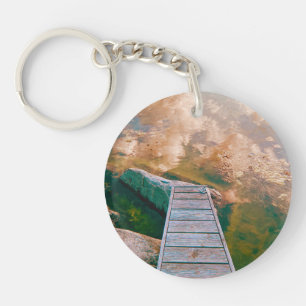 Porte-clés Reflets dans l'archipel suédois