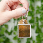 Porte-clés Reflets d'automne sur l'étang. (main)