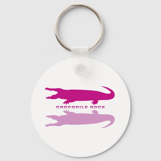 Porte-clés Réflexion crocodile violet) (Recto)