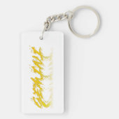 Porte-clés Réflexion de Gemini (Dos)