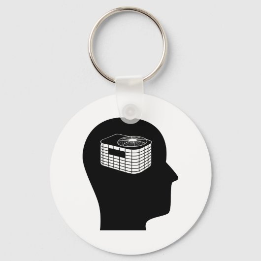 Porte-clés Réflexion sur HVAC (Recto)