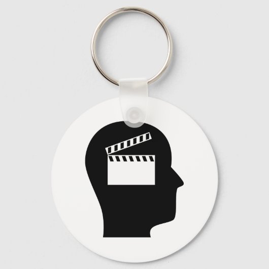 Porte-clés Réflexion sur les films (Recto)