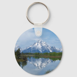 Porte-clés Réflexions de montagne de Teton