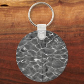 Porte-clés Réflexions Légères Sur L'Eau : Noir & Blanc (Recto)