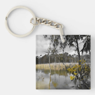 Porte-clés Réflexions sous le ciel gris
