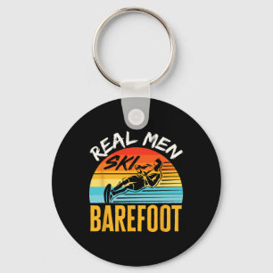 Porte-clés Refoot Eau Ski Skier Funny Vrais Hommes Ski Refoo