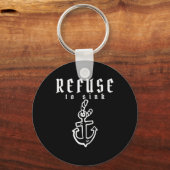 Porte-clés Refus De Consommer La Dépression Sensibilisation À (Recto)