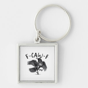 Porte-clés Regard gothique drôle F Corbeau F Corbeau Esthétiq