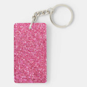 Porte-clés Regard Pailleté Rose, (Dos)