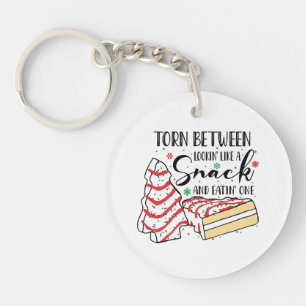 Porte-clés Regardant comme une collation