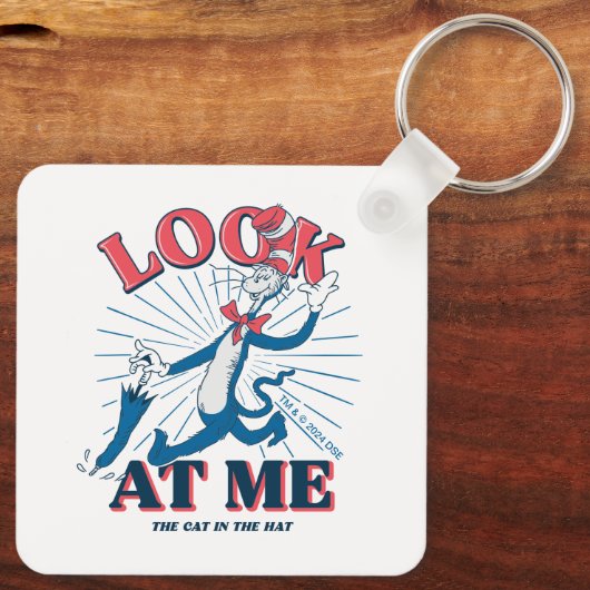 Porte-clés Regarde-Moi Chat Dans Le Casquette (Verso)