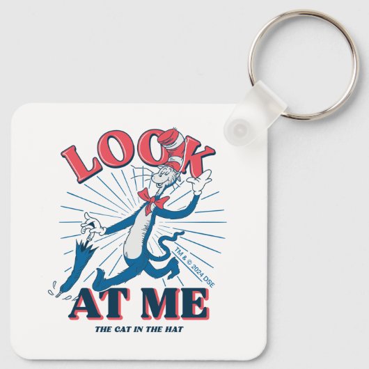 Porte-clés Regarde-Moi Chat Dans Le Casquette (Dos)