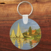 Porte-clés Régate à Argenteuil par Claude Monet (Recto)