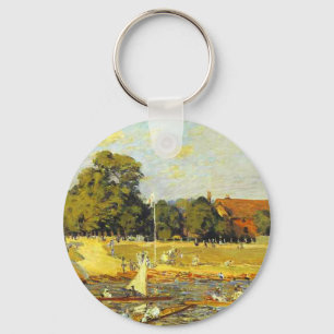 Porte-clés Regatta at Hampton Court Alfred Sisley Poster