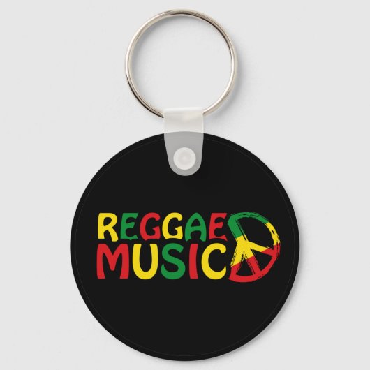 Porte-clés Reggae Musique design, reggae art (Recto)