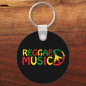 Porte-clés Reggae Musique design, reggae art (Recto)