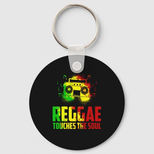 Porte-clés Reggae Rasta Rastafari (Recto)