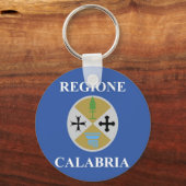 Porte-clés région de calabre drapeau italie comté magnets (Recto)