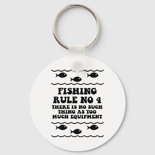Porte-clés Règle de pêche no 4 (Recto)