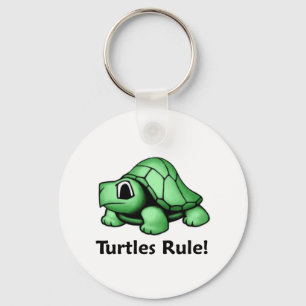 Porte-clés Règle de tortues !