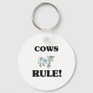 Porte-clés Règle de VACHES !