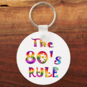 Porte-clés Règle des années 80 (Recto)