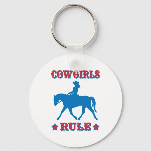 Porte-clés Règle des filles (rouge/bleu) (Recto)
