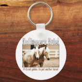 Porte-clés Règle des haflingers (Recto)