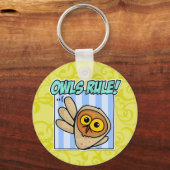 Porte-clés règle des hiboux (Recto)