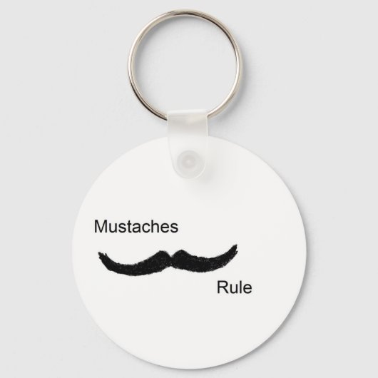 Porte-clés Règle des moustaches (Recto)