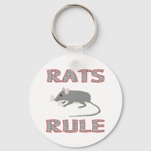 PORTE-CLÉS RÈGLE DES RATS (Recto)
