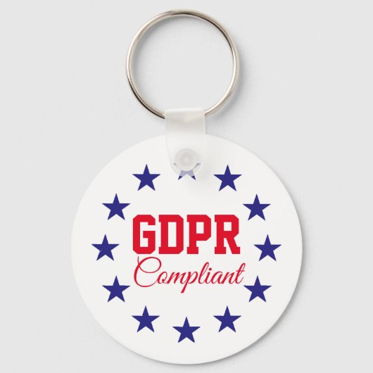 Porte-clés Règlement général sur la protection des données co (Recto)
