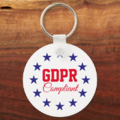 Porte-clés Règlement général sur la protection des données co (Recto)