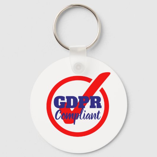 Porte-clés Règlement général sur la protection des données co (Recto)