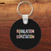 Porte-clés Règlement sur l'acceptation des sensibilisations s (Verso)