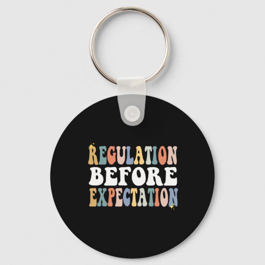 Porte-clés Réglementation avant l'attente Enseignant Super SP (Recto)