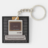 Porte-clés Règles Ancienne École Jeu Rétro Informatique Termi (Dos)