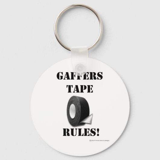 Porte-clés Règles de bande Gaffers (Recto)