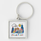 Porte-clés Règles de Chicago (Devant)