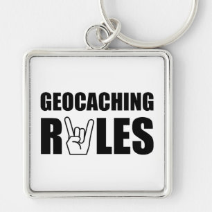 Porte-clés Règles de Geocaching