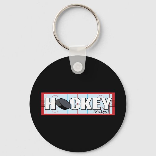 Porte-clés Règles de hockey (Recto)