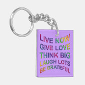 Porte-clés Règles De Vie (Devant gauche)