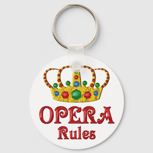PORTE-CLÉS RÈGLES D'OPÉRA (Recto)