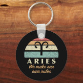 Porte-clés Règles drôles du zodiaque Bélier (Recto)