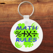 Porte-clés Règles mathématiques (Recto)