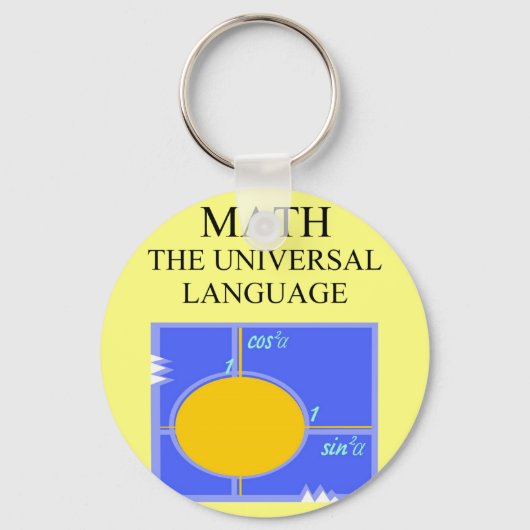 Porte-clés règles mathématiques (Recto)