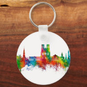 Porte-clés Reims France Skyline (Recto)