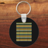 Porte-clés Reindeer And Christmas Tree Knit Pattern (Recto)