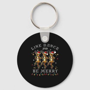 Porte-clés Reindeer Line Danse Et Soyez Joyeux Noël Festif