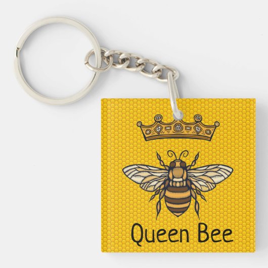 Porte-clés Reine Abeille (Devant)